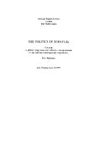 The politics of survival : towards a global, long-term and reflexive interpretation of the African contemporary experience