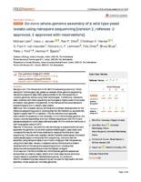 De novo whole-genome assembly of a wild type yeast isolate using nanopore sequencing