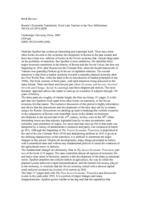 Review of 'Russia’s Economic Transitions. From Late Tsarism to the New Millennium, NICOLAS SPULBER, Cambridge University Press, 2003'