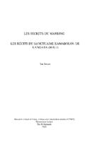 Les secrets du Manding - Les récits du sanctuaire Kamabolon de Kangaba (Mali)