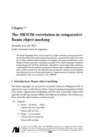 The AWSOM correlation in comparative Bantu object marking