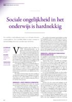 Sociale ongelijkheid in het onderwijs is hardnekkig