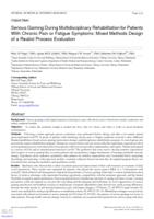 Serious gaming during multidisciplinary rehabilitation for patients with chronic pain or fatigue symptoms: mixed methods design of a realist process evaluation