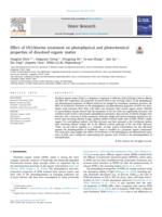 Effect of UV/chlorine treatment on photophysical and photochemical properties of dissolved organic matter