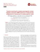 Towards resolving the complex paramagnetic (NMR) spectrum of small laccase: assignments of resonances to residue specific nuclei