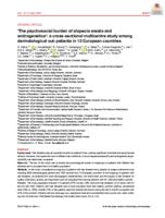 'The psychosocial burden of alopecia areata and androgenetica’: a cross-sectional multicenter study among dermatological out-patients in 13 European countries