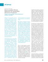 Electrocatalytic nitrate reduction for sustainable ammonia production