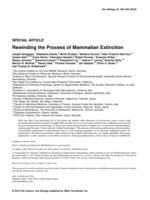 Rewinding the process of mammalian extinction