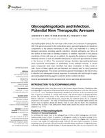 Glycosphingolipids and infection. Potential new therapeutic avenues