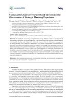 Sustainable local development and environmental governance: a strategic planning experience