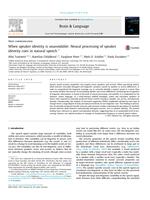 When speaker identity is unavoidable: neural processing of speaker identity cues in natural speech