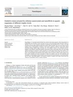 Oxidative stress actuated by cellulose nanocrystals and nanofibrils in aquatic organisms of different trophic levels