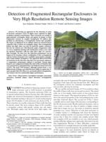 Detection of fragmented rectangular enclosures in very high resolution remote sensing images