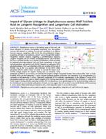 Impact of glycan linkage to staphylococcus aureus wall teichoic acid on langerin recognition and langerhans cell activation
