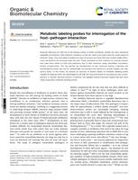 Metabolic labeling probes for interrogation of the host-pathogen interaction