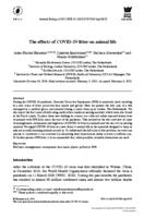 The effects of COVID-19 litter on animal life