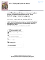 Lost in freedom: ambivalence on sexual freedom among Burundian adolescents living in the Nakivale refugee settlement, Uganda