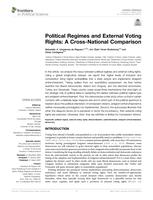 Political regimes and external voting rights: a cross-national comparison