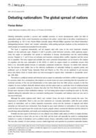 Review of [Debating nationalism: the global spread of nations] by [Florian Bieber]