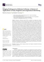 Imaging techniques in Alzheimer's disease: a review of applications in early diagnosis and longitudinal monitoring