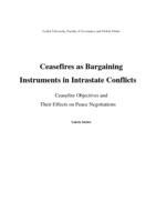 Ceasefires as bargaining instruments in intrastate conflicts: ceasefire objectives and their effects on peace negotiations