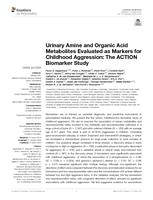 Urinary amine and organic acid metabolites evaluated as markers for childhood aggression