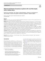 Bilateral medialization thyroplasty in patients with vocal fold atrophy with or without sulcus