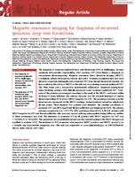 Magnetic resonance imaging for diagnosis of recurrent ipsilateral deep vein thrombosis