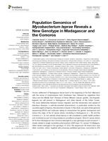 Population genomics of mycobacterium ieprae reveals a new genotype in Madagascar and the Comoros