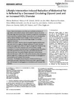 Lifestyle-intervention-induced reduction of abdominal fat is reflected by a decreased circulating glycerol level and an increased HDL diameter