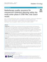 Radiotherapy quality assurance for mesorectum treatment planning within the multi-center phase II STAR-TReC trial