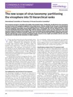 The new scope of virus taxonomy