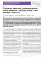 The species Severe acute respiratory syndrome-related coronavirus