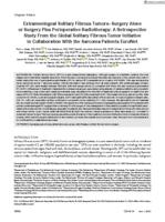 Extrameningeal solitary fibrous tumors-surgery alone or surgery plus perioperative radiotherapy