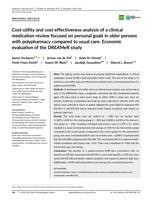 Cost-utility and cost-effectiveness analysis of a clinical medication review focused on personal goals in older persons with polypharmacy compared to usual care