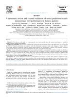 A systematic review and external validation of stroke prediction models demonstrates poor performance in dialysis patients