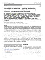 Associations of non-pedunculated T1 colorectal adenocarcinoma outcome with consensus molecular subtypes, immunoscore, and microsatellite status