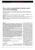 Hair cortisol concentrations in chronic central serous chorioretinopathy
