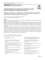 Lymphoscintigraphy and sentinel lymph node biopsy in vulvar carcinoma: update from a European expert panel