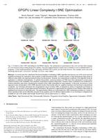 GPGPU linear complexity t-SNE optimization