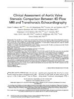 Clinical assessment of aortic valve stenosis