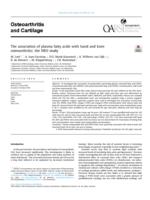 The association of plasma fatty acids with hand and knee osteoarthritis