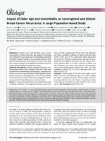 Impact of older age and comorbidity on locoregional and distant breast cancer recurrence