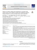 Patterns of axillary staging and management in clinically node positive breast cancer patients treated with neoadjuvant systemic therapy