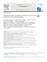 Nationwide trends in incidence, treatment and survival of pancreatic ductal adenocarcinoma