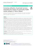 Increasing utilisation of perinatal services