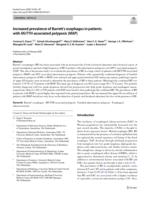 Increased prevalence of Barrett's esophagus in patients with MUTYH-associated polyposis (MAP)