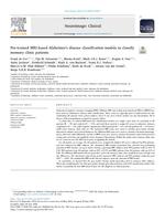 Pre-trained MRI-based Alzheimer's disease classification models to classify memory clinic patients