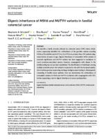 Digenic inheritance of MSH6 and MUTYH variants in familial colorectal cancer