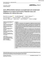 Early differentiation between uncomplicated and complicatedStaphylococcus aureusbacteraemia